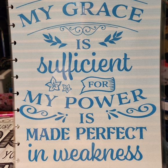 Handmade Double Sided Cover for BIG Happy Planner - Picture 4 of 12